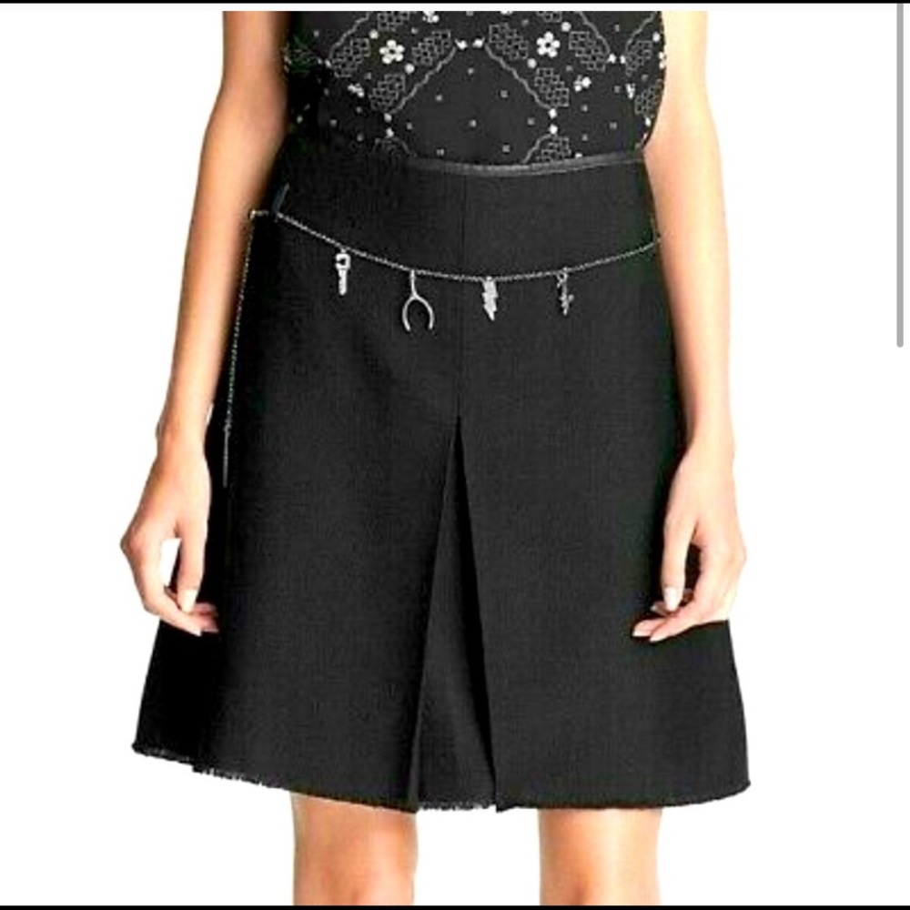 Coach Black iNVRRD PLT SKIRT